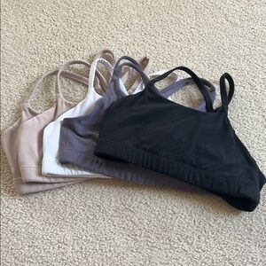 Athleta girls sports bras (NO PADS) size 12 bundle